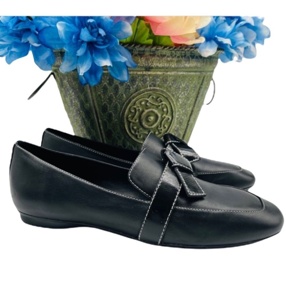 Donald J. Pliner Deane Black Loafers 8.5